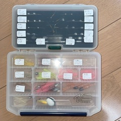 釣り　アジング　ワーム　ジグヘッド　セットの画像
