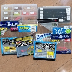 釣り　アジング　ワーム　ジグヘッド　セットの画像
