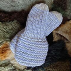 毛糸の靴下の画像