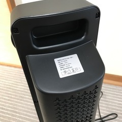 即暖2秒セラミックファンヒーター　ほぼ新品　ON OFFタイマー機能　リモコン付きの画像
