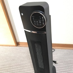 即暖2秒セラミックファンヒーター　ほぼ新品　ON OFFタイマー機能　リモコン付きの画像