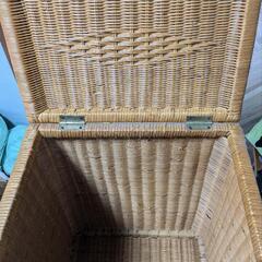 籐のバスケットの画像