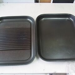 【31】岩谷　カセットガスホットプレート　CB-HP-220W　2002年製　プレート2枚　焼肉　BBQ　ホットケーキ　お好み焼きの画像