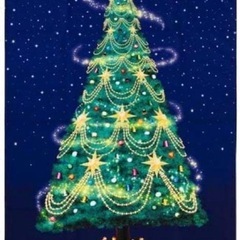 ディズニーランド限定　クリスマス　タペストリーの画像