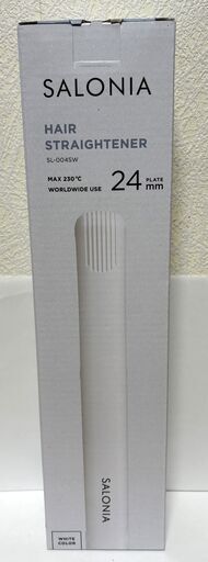 SALONIA　サロニア　ストレートヘアアイロン　SL-004SW　未使用品