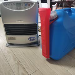 石油ストーブ+タンクとポンプ