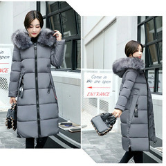 <心持ち値下げ>レディース　中綿ロングコート（グレー）の画像