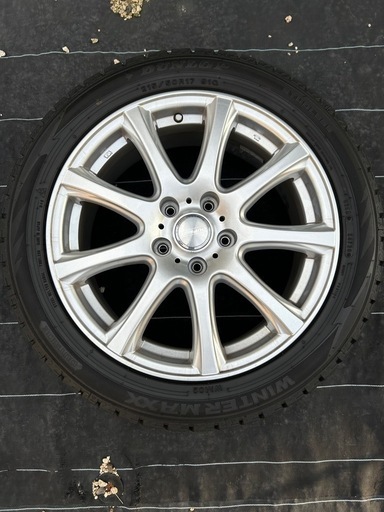 215/50/R17インチスタッドレスタイヤとアルミホイール