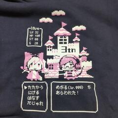 新品　パーカー　ゲーム　ネイビー　レッド　М　レディースの画像
