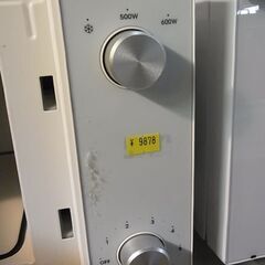 セール中につき、通常特価9,878円より20％引きの7,902円!　【倉庫】電子レンジ　amadana　タグレーベル バイ アマダナ　AT-DR21　600W　フラット庫内　ツインバード　2021年製　単機能レンジの画像
