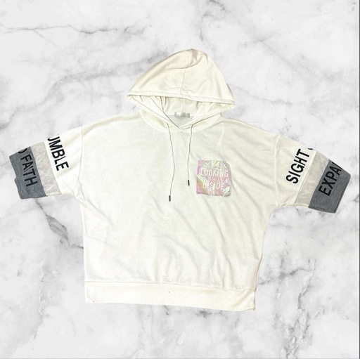 レディーストップス❤2点セット　半袖・七分丈　パーカー　Tシャツ
