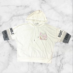 レディーストップス❤2点セット　半袖・七分丈　パーカー　Tシャツの画像