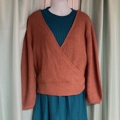1355.W closetカシュクールニット☆