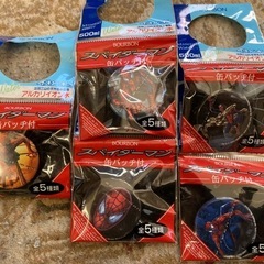 スパイダーマン 缶バッジ 全5種