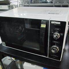 【30】東芝　電子レンジ　ER-SM17　2019年製　520W　ダイヤル式　フラット庫内　単機能レンジ