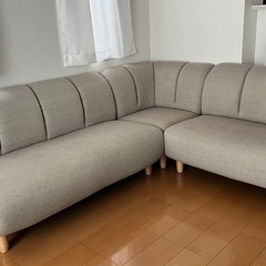 【ニトリ】コーナーソファ3点セット（ベージュ）