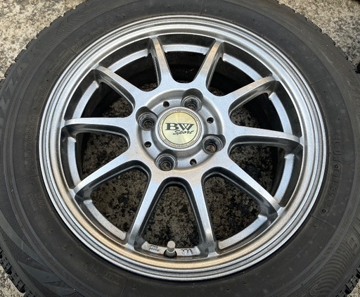 ブリヂストン 165/70/R14 スタッドレスタイヤ 4本 ホイール付き