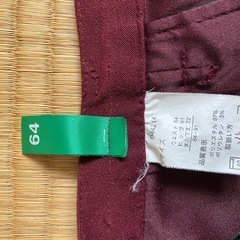 ベロアパンツ64cmの画像