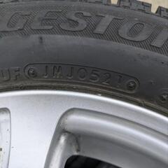 155/65R13　スタッドレスアルミセット　軽自動車用　ブリジストン　セリアル0521　9分山位　の画像