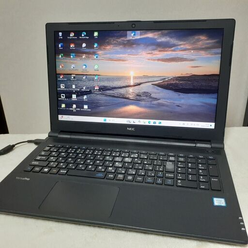【お取引中です】NEC　15インチ　薄型　core i3　8GB　SSD　カメラ　Wi-Fi　Bluetooth　マルチ　テンキー　Windows11　②