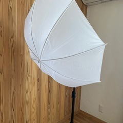 【美品】撮影用スタンド⭐︎アンブレラ&ストロボホルダーの画像