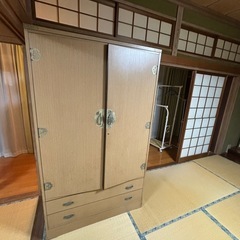 富山発　古タンス　古道具　アンティーク家具　レトロ
