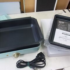 【24】SOLEMOOD　ホットプレートミニ　WL-G107　平面プレート　波型プレート　たこ焼きプレート　深型プレート　120W　最大250℃の画像