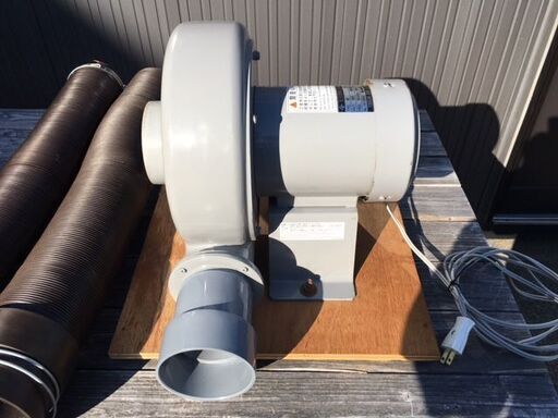 【動作確認済み・美品・ダクトホース付】　淀川電機製作所　プレート型電動送風機　Ｎシリーズ　エレクトリックブロア　単相100V