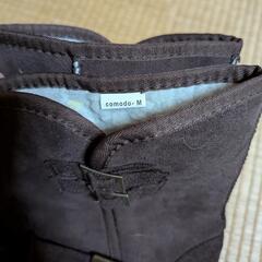 【未使用】茶色ムートンブーツ　Mサイズの画像
