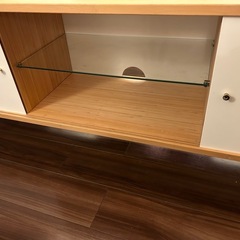【状態良好】IKEA　SVENARUM スヴェナルム テレビ台 引き戸付き, 竹, 170x35x54 cmの画像