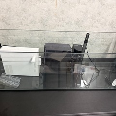 90センチ水槽　2台フルセット　3ヶ月のみ使用の画像