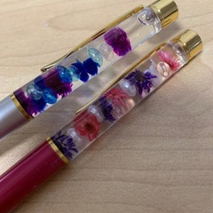 ボールペン ハンドメイド ハーバリウムの画像