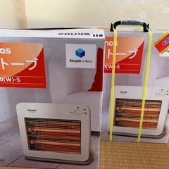 新品未使用　２つ　TEKNOS テクノス 電気ストーブ