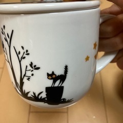 ミッキー　ハロウィン　ふた付　マグカップ　ディズニー×サンリオ　小物入れの画像