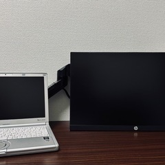 直接受渡限定！　hp ディスプレイP224 アーム付き！ 