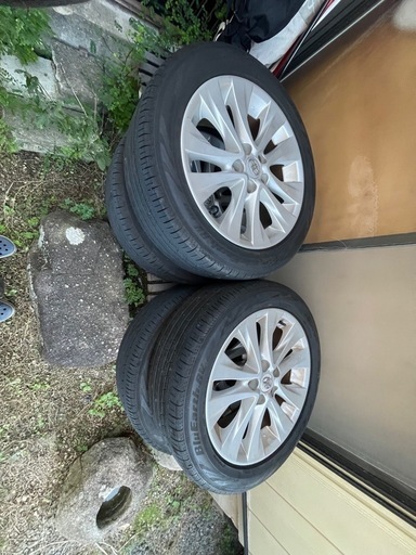 値下げ交渉大歓迎✨20アルファード 純正18インチタイヤホイール❗️Blue Earth RV-03 4本装着バリ溝