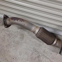 キャンター KK- FG53ED 純正フロントマフラーASSY 4M51 4WD用 排気ブレーキ付 フロントパイプの画像