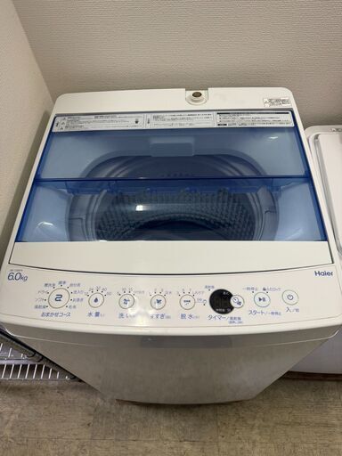 Haier ハイアール 全自動洗濯機 6.0kg JW-C60FK 2020年製 SP