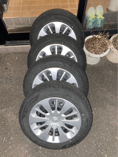 トヨタ 純正鉄ホイール 冬タイヤ付き