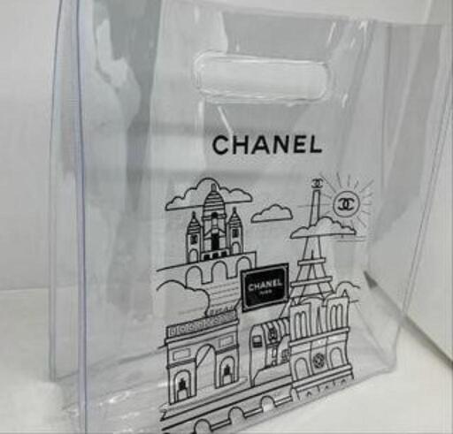 CHANEL 透明エコバッグ パリデザインシャネル ノベルティ 2023 新品