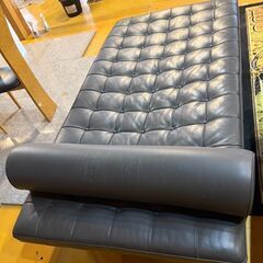 バルセロナデイベッド　Barcelona Daybed　イタリア製本革使用　シングルベッド　リプロダクト家具　ジェネリック家具【札幌　清田区　店頭引取可】の画像