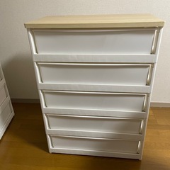 天板付き5段チェスト
の画像