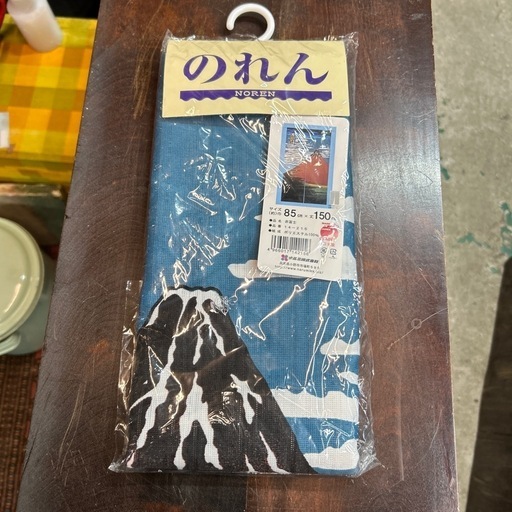 のれん　暖簾　赤富士