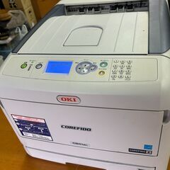 OKI COREFIDO2 C841dn A3対応 カラーLEDレーザープリンター 印刷枚数:トレイ17414枚 マルチパーパストレイ120枚 中古の画像