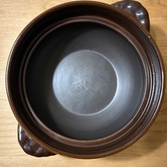 土鍋　蓋なしの画像