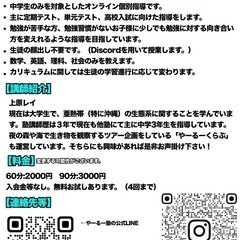 中学生向けのオンライン塾（不登校の子でもok）の画像