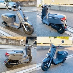 ヤマハVOX50 [爆裂SALE中]バッテリー&シート新品♪お洒落なチャコールグレー^_^の画像