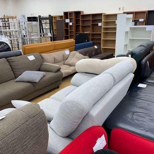 ★ジモティ割あり★   2人用ソファー　クリーニング済み SJ7829 J4593【リユースのサカイ柏店】IKEAイケア二人掛けソファKLIPPAN 