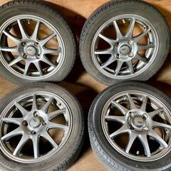 PRACTIVA 165/55R14 72V 中古タイヤ&ホイール×4本セット