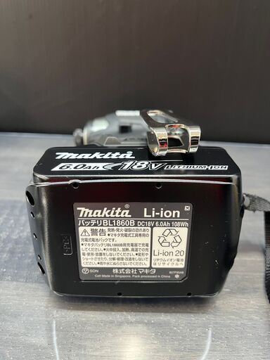 【未使用】マキタ　インパクトドライバー　TD173DRGXB　18V　6.0Ah　フルセット　ブラック【ハンズクラフト熊本けやき通り店】